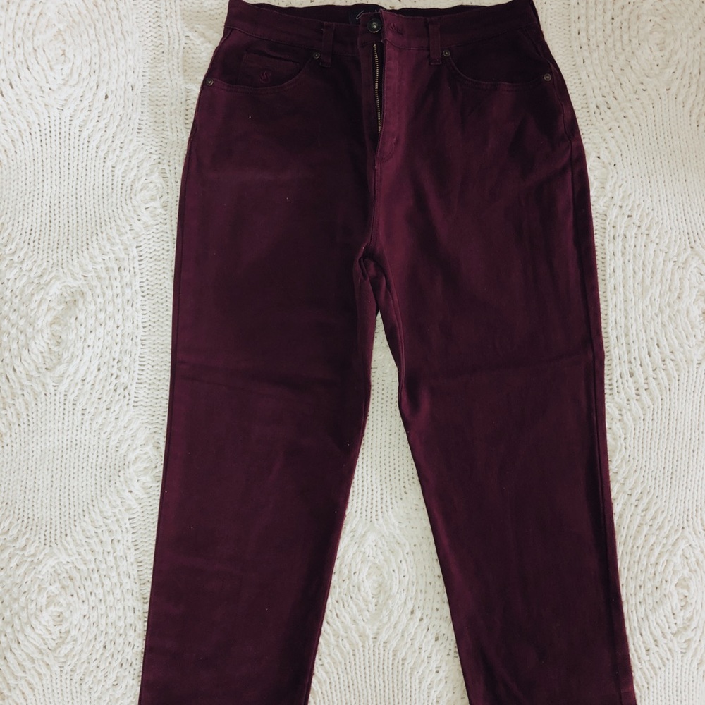 violet denim jean